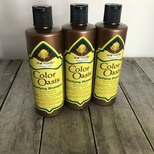 LOT OF 3 ONE 'N ONLY ARGAN OIL COLOR OASIS SHAMPOO